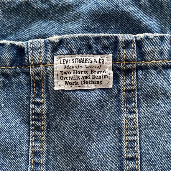 Junior Levi’s Shortalls relaxed fit NWT size 12 - Picture 4 of 8